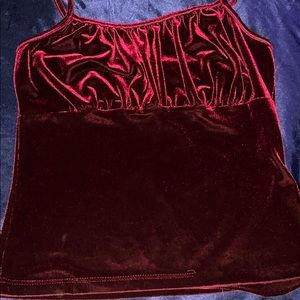 velvet tang top